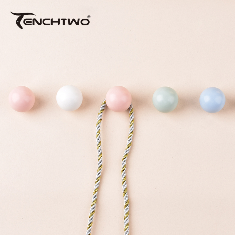 Furniture Hook Hardware - Crochet rond en céramique, crochet de