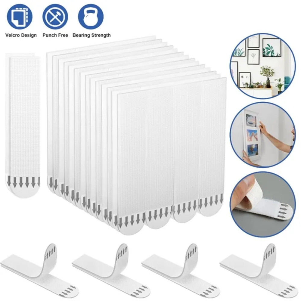 Furniture Hook Hardware - Bâton de cadre Maigics, ruban adhésif