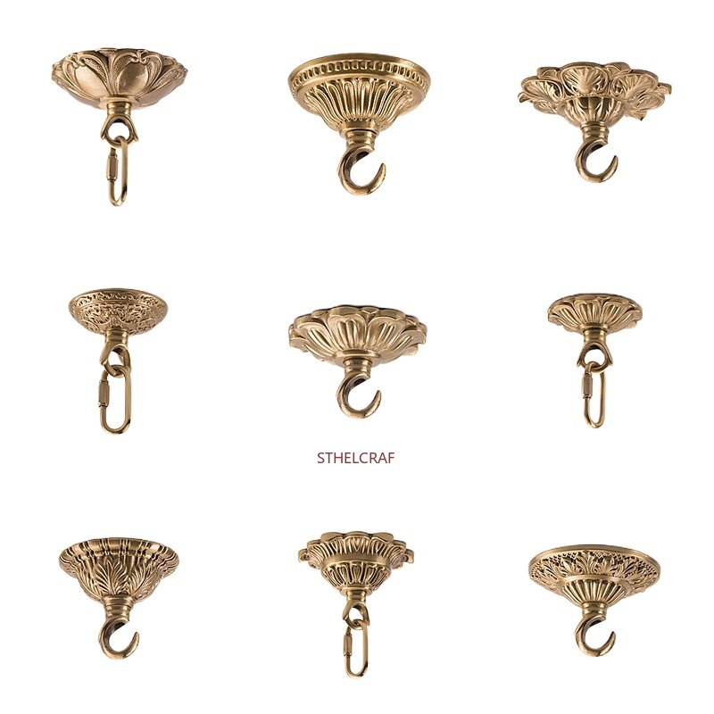 Furniture Hook Hardware - 1 pièce Crochet en laiton haut