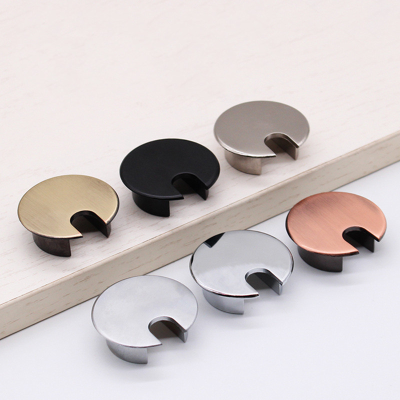 Furniture Hardware Outlet - Porte-Câble Rond en Alliage de Zinc