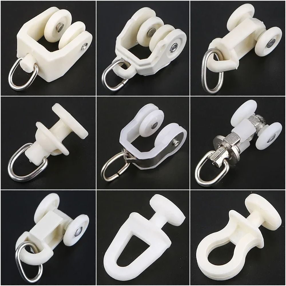Furniture Hook Hardware - 10 pièces Roulettes de rail droites