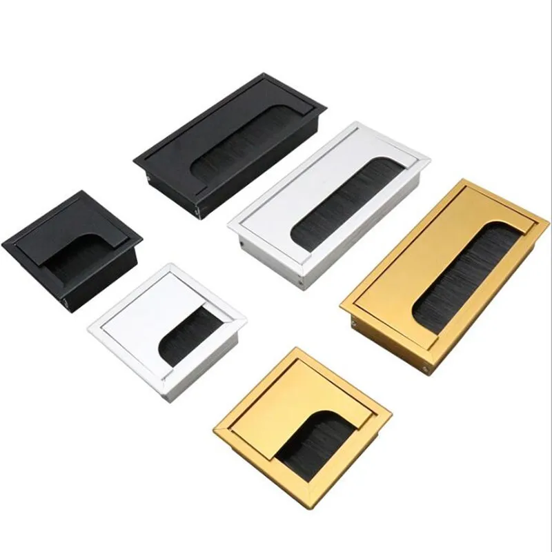 Furniture Hardware Outlet - Œillets de câble rectangulaires en alliage