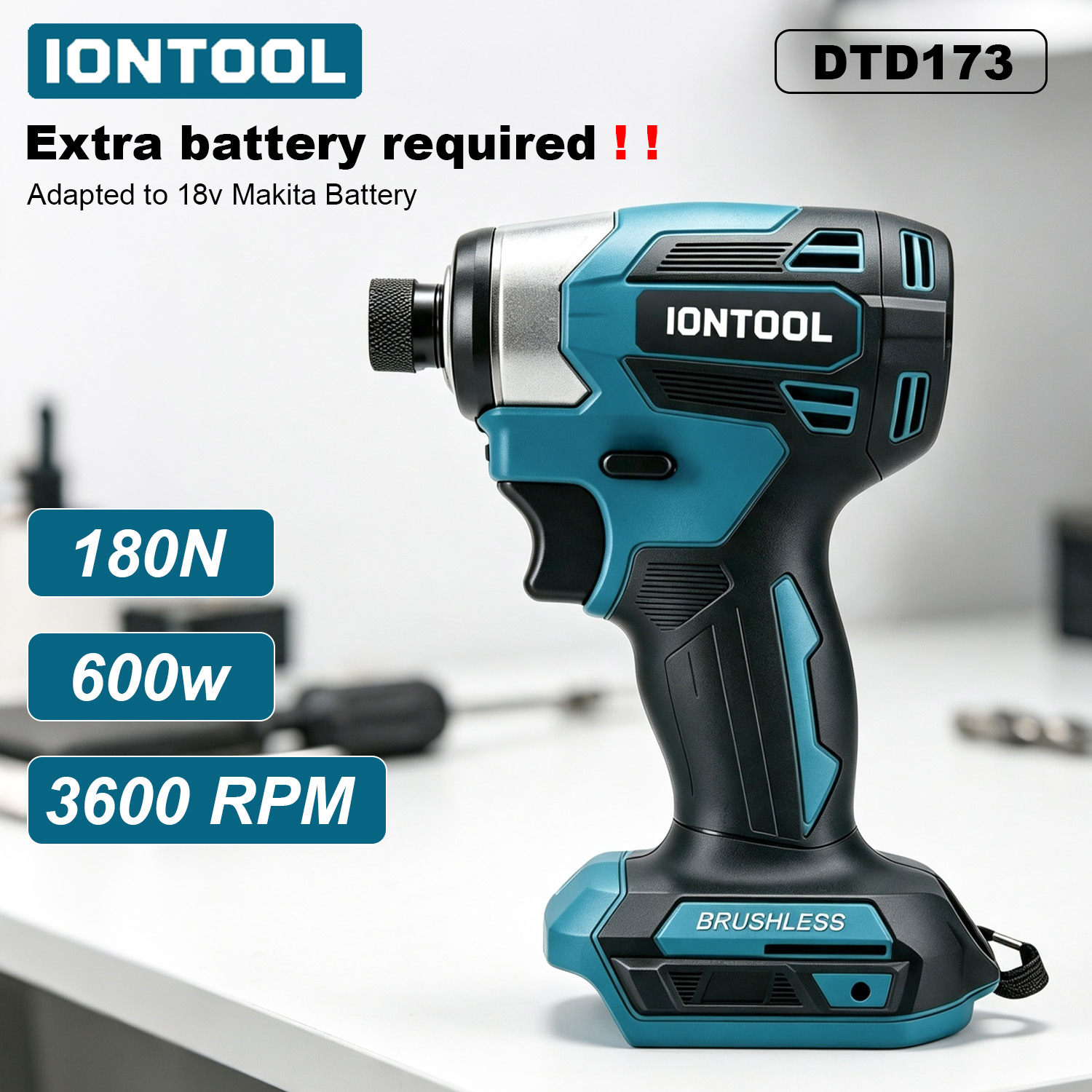 IONTOOL 180N 3600RPM 18V Perce - Furniture Joinery Hardware avis et prix