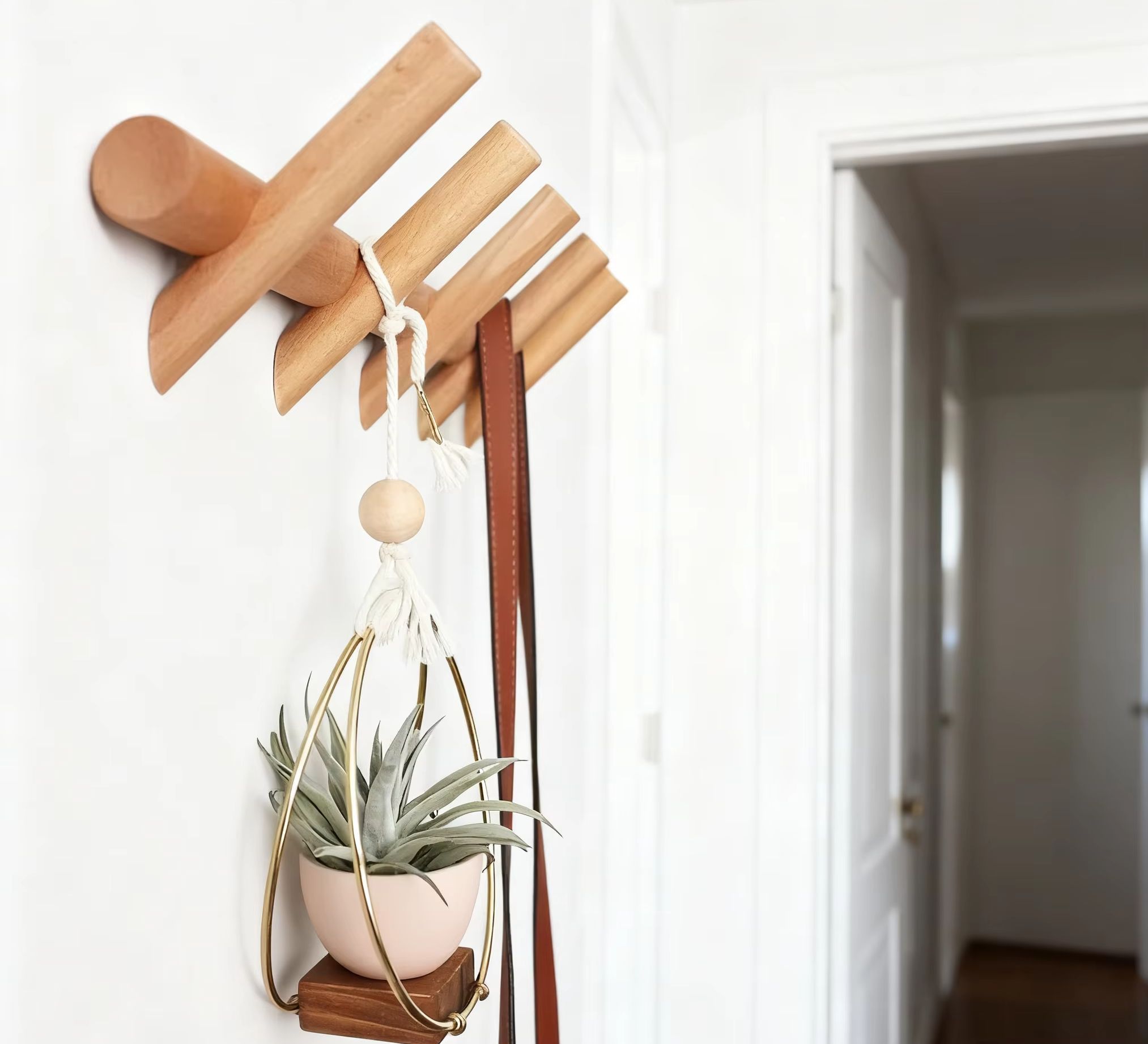 Porte-manteau nordique en bois - Furniture Hook Hardware avis et prix