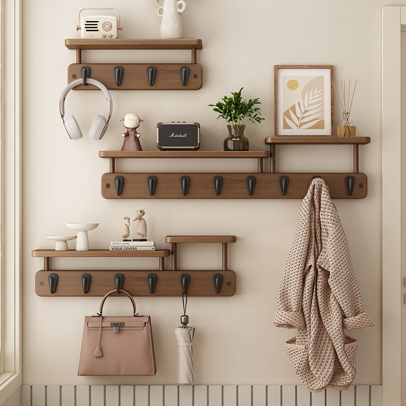 Porte-manteau mural en bambou, - Furniture Hook Hardware avis et prix