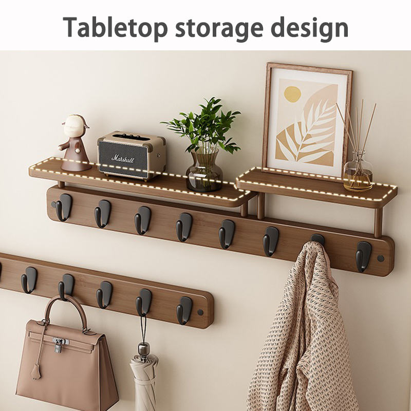 Porte-manteau mural en bambou, - Furniture Hook Hardware avis et prix